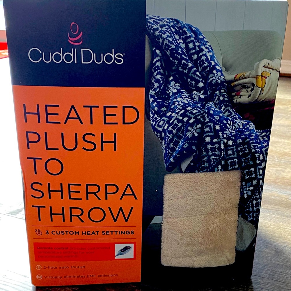 ❌ SOLD on eBay Cuddl Duds Heated Blanket